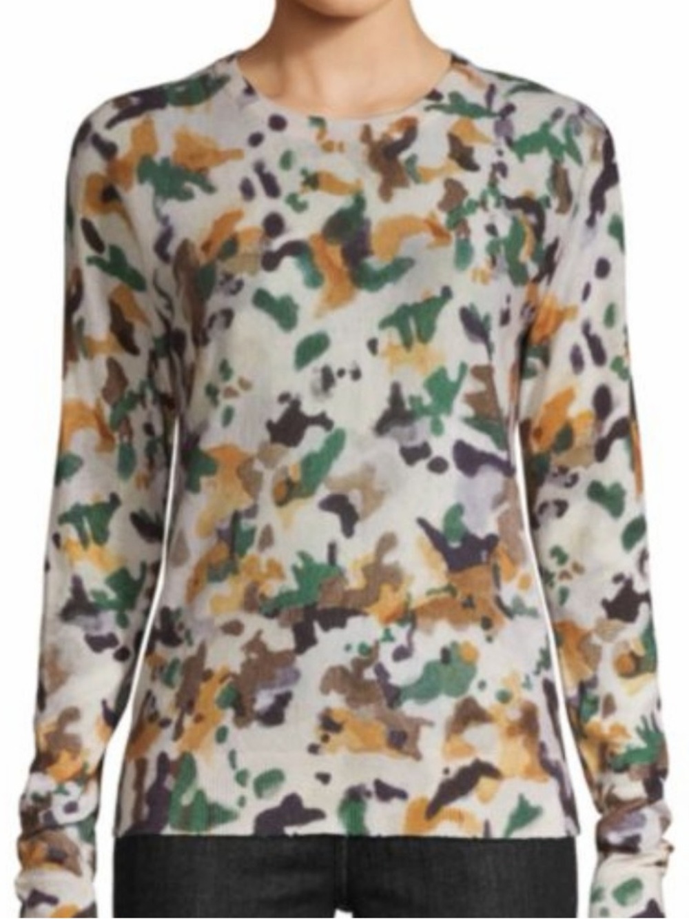 Zadig & Voltaire camouflage-print cashmere sweater
